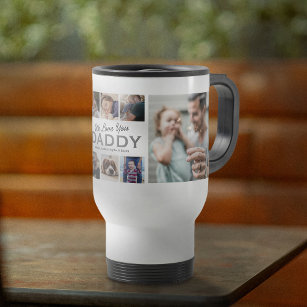 Custom Photo Father's Day Frosted Glass Coffee Mug
