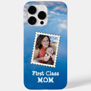 Custom Photo First Class Mom best mon modern Case-Mate iPhone 14 Pro Max Case