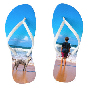 Custom Photo Flip Flops with Your Photos Design