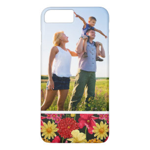 Custom Photo Floral wallpaper in watercolor style iPhone 8 Plus/7 Plus Case