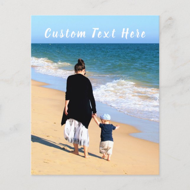 Custom Photo Flyer with Your Photos and Text (Front)