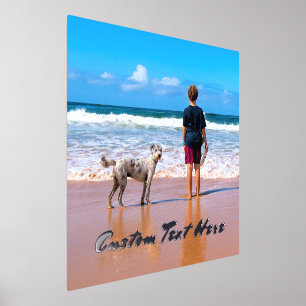 Custom Photo Foil Prints Gift Your Photos and Text