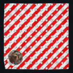 Custom Photo Frame USA American Flag Patriotic Fun Bandana<br><div class="desc">USA Photo Frame - Fun U.S.A. patriotic American flag themed photo frame. Copyright © Angi Laframboise. Cute,  customized,  personalized gifts for patriotic pets.</div>