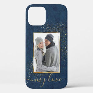 Custom Photo Framed Personalized Name iPhone 12 Case