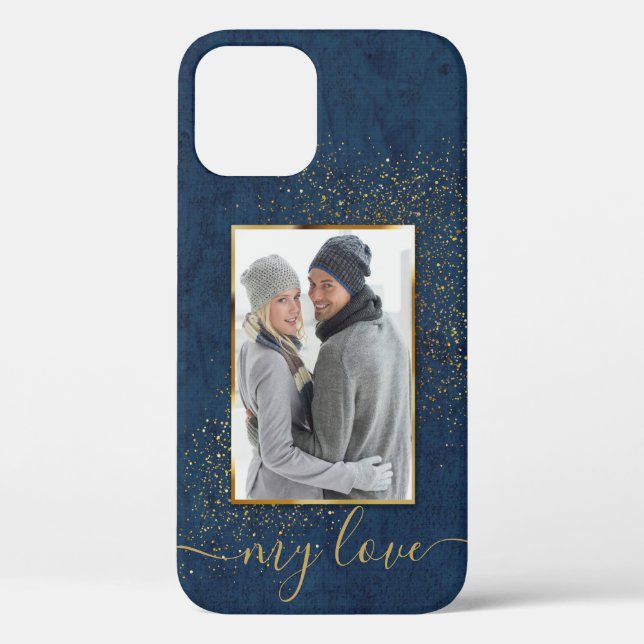 Custom Photo Framed Personalized Name Case-Mate iPhone Case (Back)