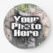 Custom Photo Full Colour Clock with Numbers
