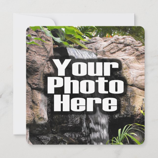 Custom Photo Full-Colour Personalized Invitation (Front)