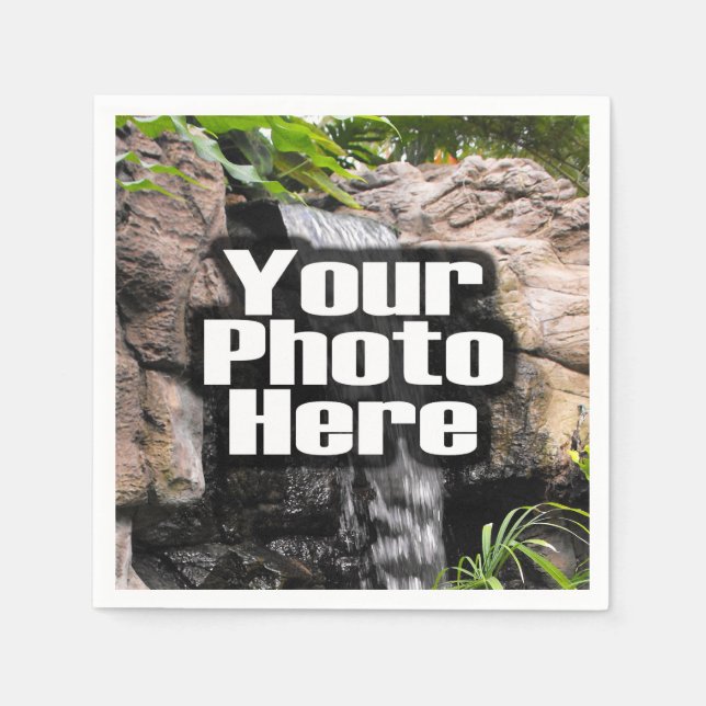 Custom Photo Full-Colour Personalized Napkin (Front)