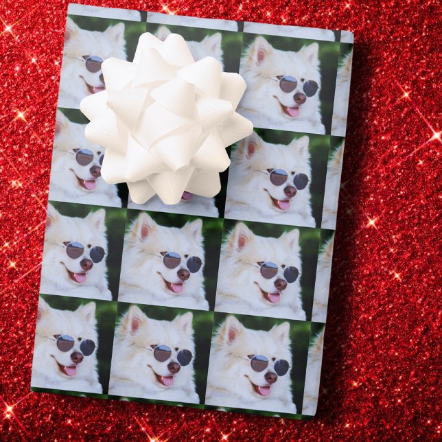 Custom Photo Gift Wrap, Custom Dog Image Wrapping Paper Sheet (Creator Uploaded)