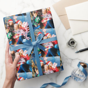 Custom Photo Gift Wrap, Family Custom Image  Wrapping Paper