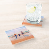 Custom Photo Glass Coaster Your Favourite Photos