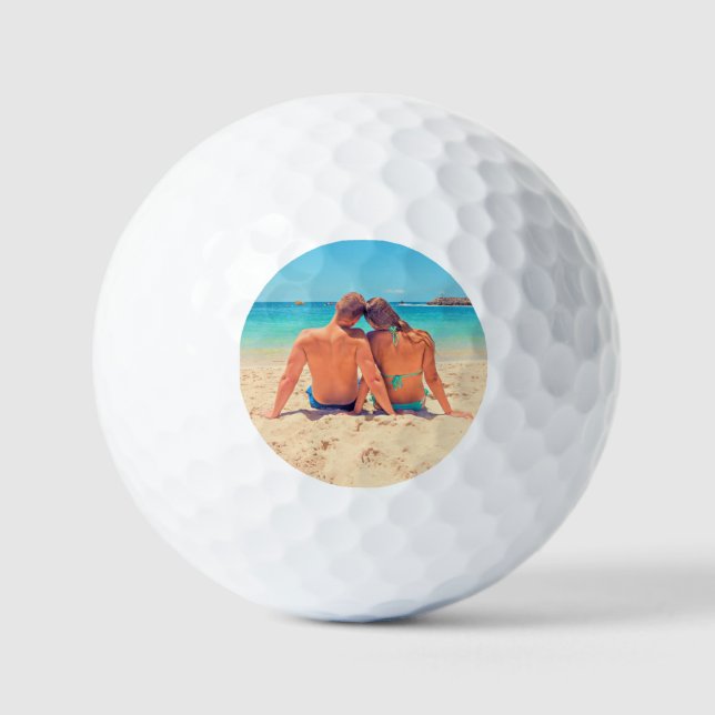 Custom Photo Golf Balls Stamps Personalized Gift (Front)