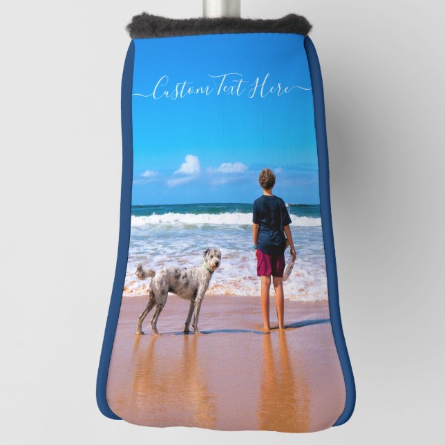 Custom Photo Golf Head Cover Your Photos Gift (Rotate 90)
