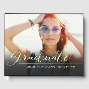 Custom Photo Graduation Guest Book