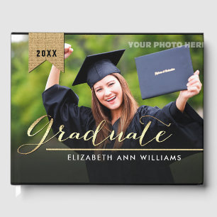 Custom Photo Graduation Guest Book