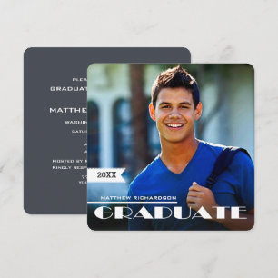 Custom Photo Graduation Party Invitation