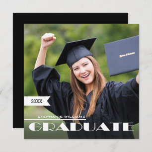 Custom Photo Graduation Party Invitation