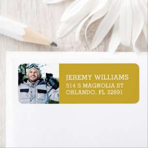 Custom Photo Graduation Return Address