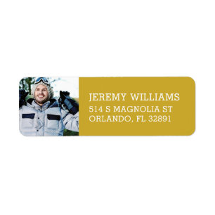 Custom Photo Graduation Return Address