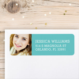 Custom Photo Graduation Return Address