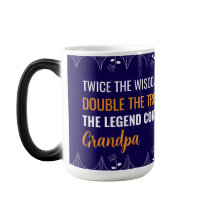 Custom Photo Grandfather Mug with Delicate Border