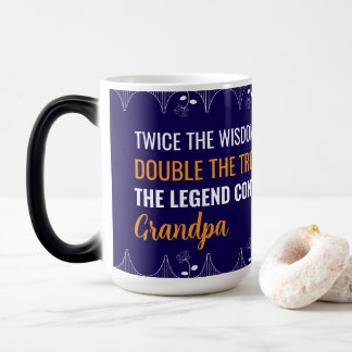 Custom Photo Grandfather Mug with Delicate Border 