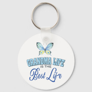 Custom Photo Grandma  Keychain