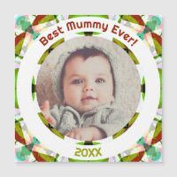 Custom Photo Green Mother’s Day Best Mommy Ever