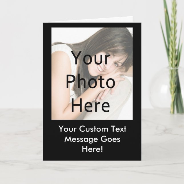 Custom Photo Greeting Cards (Front)