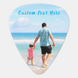 Custom Photo Guitar Pick with Your Photos and Text