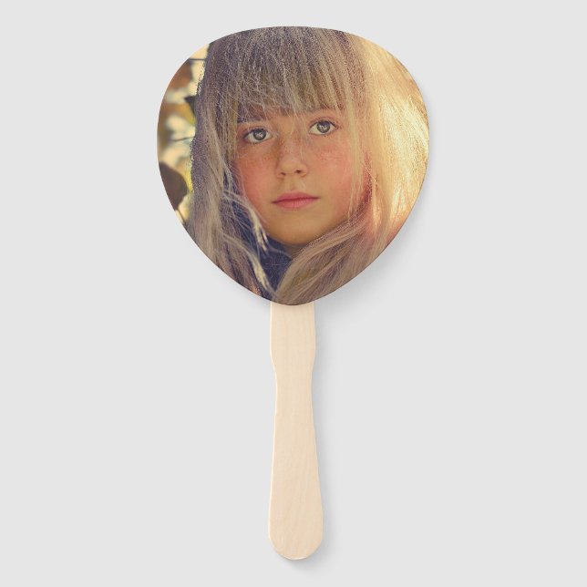 Custom photo hand fan fans (set of 10) (Front)