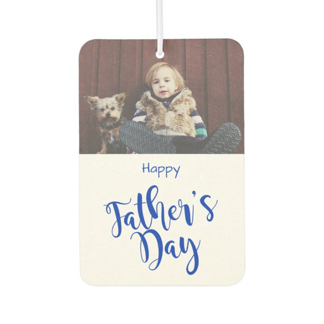 CUSTOM Photo | Happy Father's Day Air Freshener (Front)