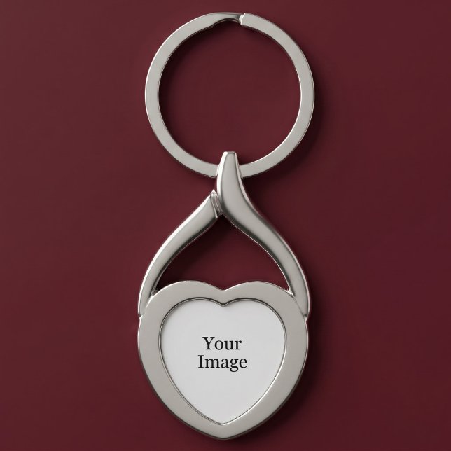 Custom Photo Heart Keychain (Creator Uploaded)