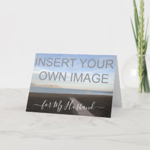 Custom Photo Husband Happy Valentines Holiday Card