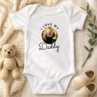 Custom Photo I Love My Daddy Dad Father's Day