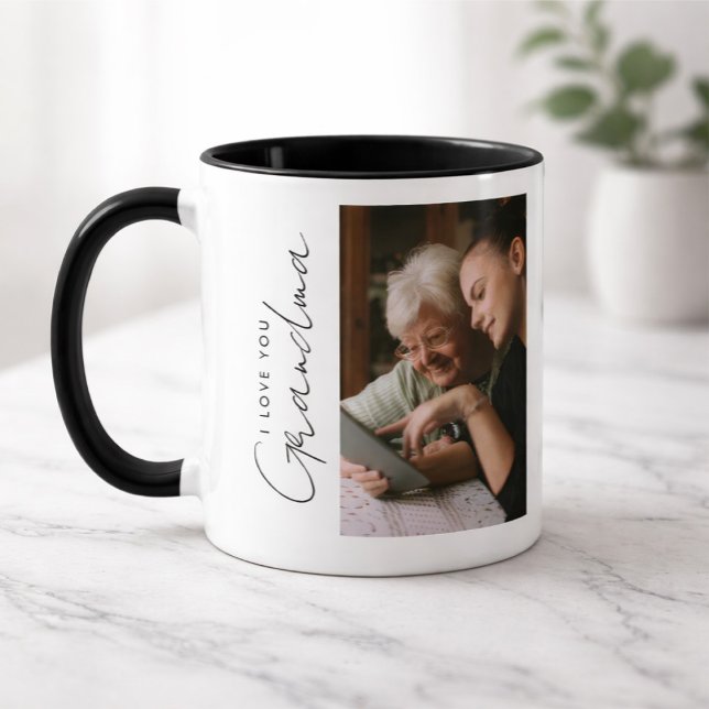 Custom Photo I love you Grandma Mug (Creator Uploaded)