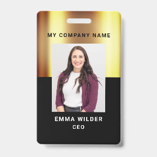 Custom Photo ID Badge