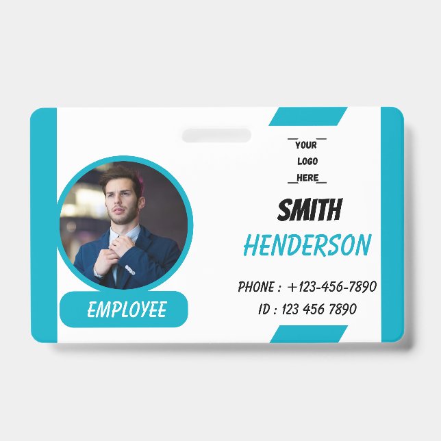  Custom Photo ID Card Badge Lanyard (Avant)