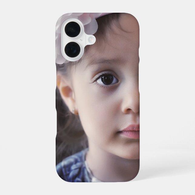 Custom Photo Image iPhone 16 Case (Back)