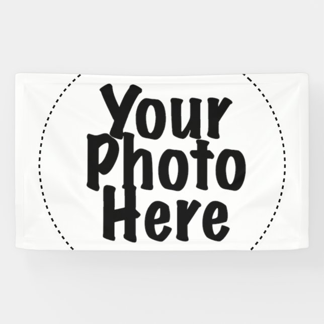 Custom PHOTO IMAGE Party Banner (Horizontal)