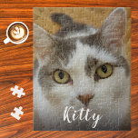 Custom Photo Image Personalized Jigsaw Puzzle<br><div class="desc">Upload your photo, add a name, and easily create your personalized Jigsaw Puzzle. You can TRANSFER this DESIGN on other Zazzle products and adjust it to fit most of the Zazzle items. You can also click CUSTOMIZE FURTHER to add, delete or change details like background colour, text, font, or some...</div>