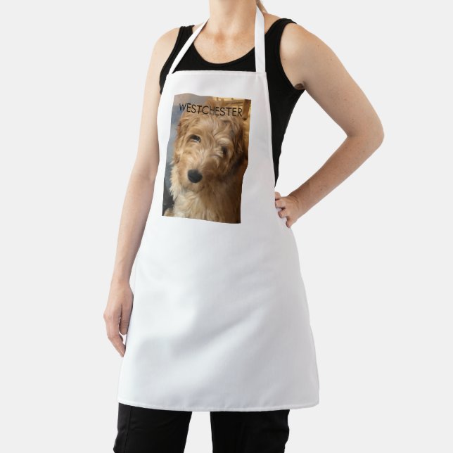 Custom photo image picture name text personalized  apron (Insitu)