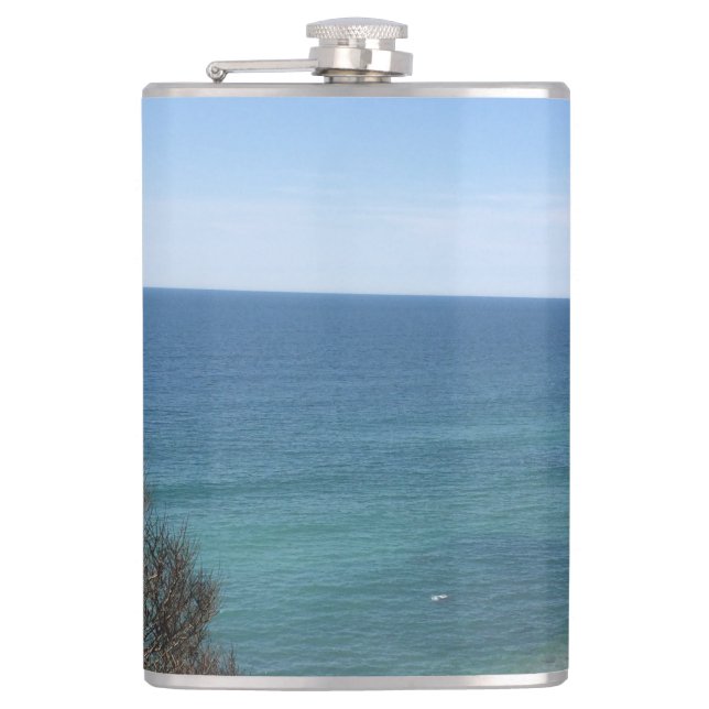 Custom photo image picture personalized hip flask (Front)