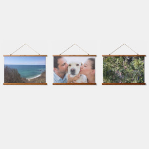 Custom photo image picture personalized three hanging tapestry