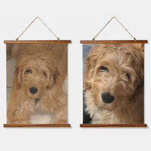 Custom photo image picture personalized vertical 2 hanging tapestry