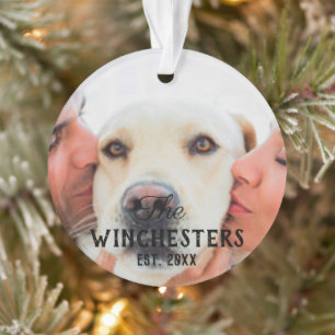 Custom photo image picture prayer message quote ornament