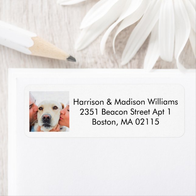 Custom photo image picture Return Address  (Insitu)