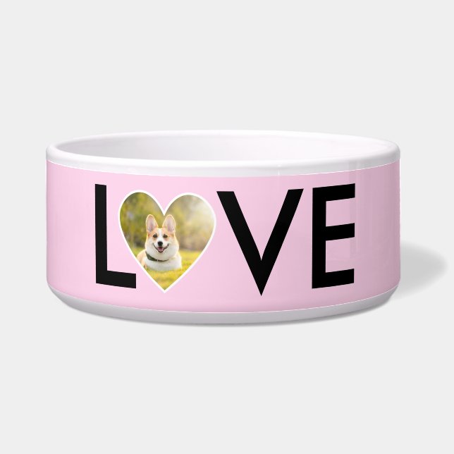 Custom Photo in Baby Pink Heart Frame (Front)