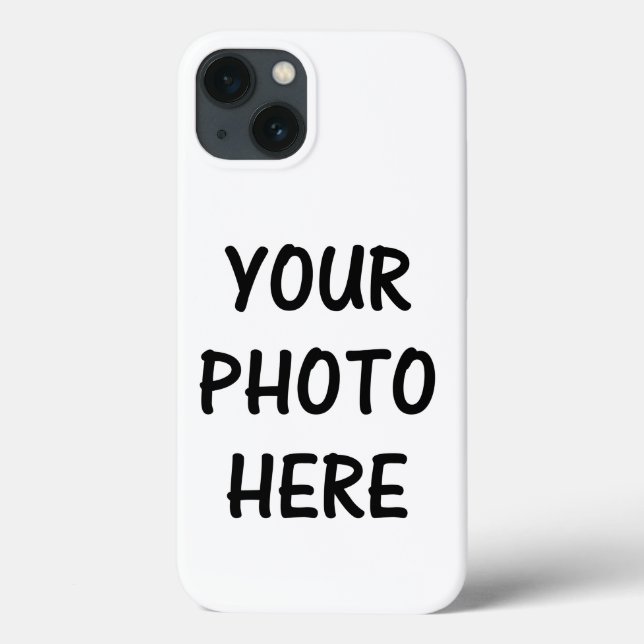 Custom Photo iPhone Case  (Back)