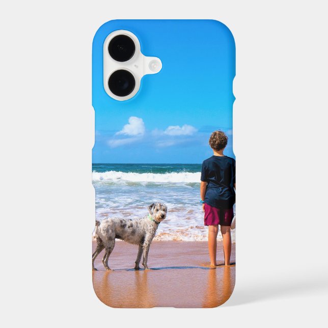 Custom Photo iPhone Case Your Photos Design (Back)